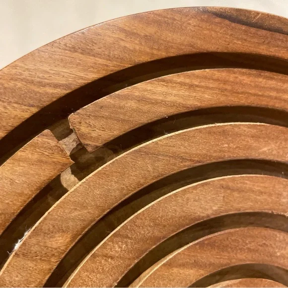 Wooden Labyrinth/Maze Trivet/Coaster - Picture 12 of 16